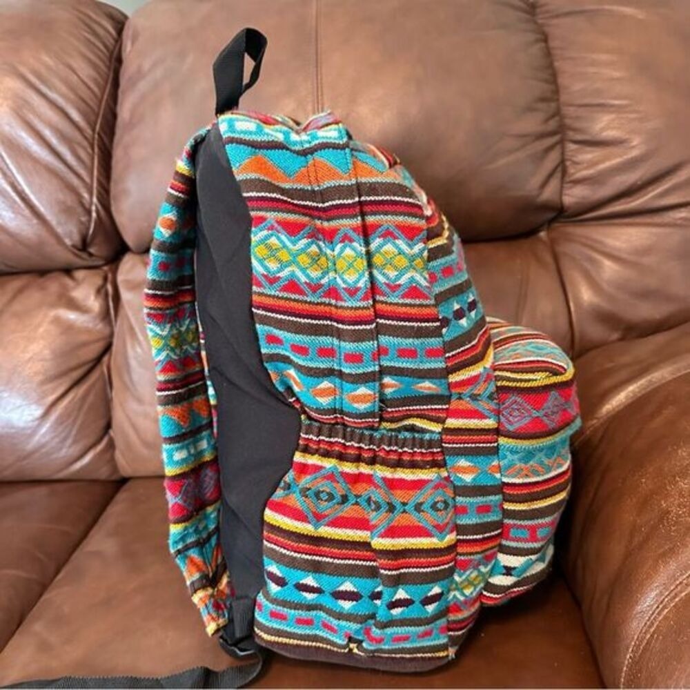 Boho Tribal Pattern Backpack Native Southwestern … - image 3